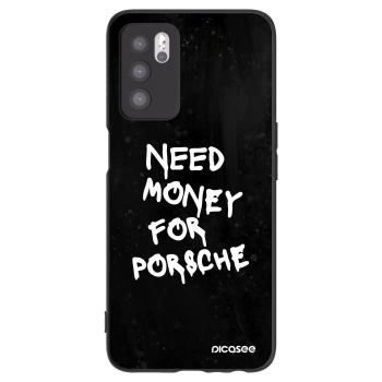 Picasee OPPO A16 Hülle - Schwarzes Silikon - Black Dollar