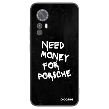 Picasee Xiaomi 12X Hülle - Schwarzes Silikon - Black Dollar