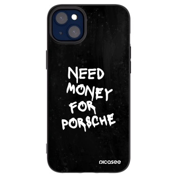 Picasee Apple iPhone 14 Plus Hülle - Schwarzes Silikon - Black Dollar