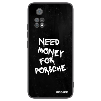 Picasee Xiaomi Poco M4 Pro Hülle - Schwarzes Silikon - Black Dollar