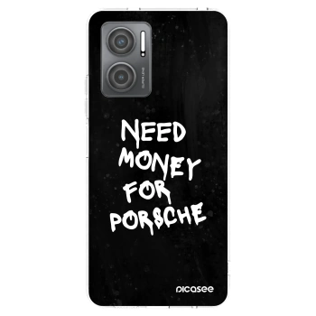 Picasee Xiaomi Redmi 10 5G Hülle - Transparentes Silikon - Black Dollar