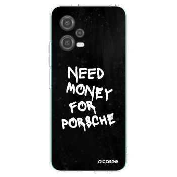 Picasee Xiaomi Poco X5 Hülle - Transparentes Silikon - Black Dollar