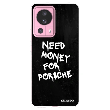 Picasee Xiaomi 13 Lite Hülle - Transparentes Silikon - Black Dollar