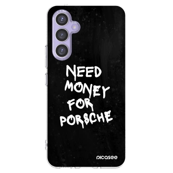 Picasee Samsung Galaxy A54 5G A546B Hülle - Transparentes Silikon - Black Dollar