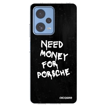 Picasee Xiaomi Redmi Note 12 Pro 5G Hülle - Transparentes Silikon - Black Dollar