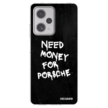 Picasee Xiaomi Redmi Note 12 Pro+ 5G Hülle - Transparentes Silikon - Black Dollar