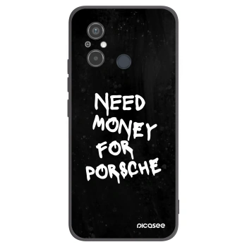 Picasee Xiaomi Redmi 12C Hülle - Schwarzes Silikon - Black Dollar