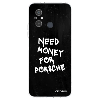 Picasee Xiaomi Redmi 12C Hülle - Transparentes Silikon - Black Dollar