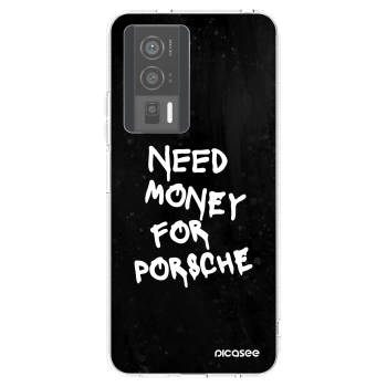 Picasee Xiaomi Poco F5 Pro 5G Hülle - Transparentes Silikon - Black Dollar