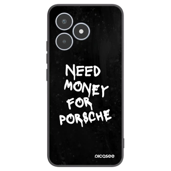 Picasee Realme C53 Hülle - Schwarzes Silikon - Black Dollar