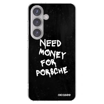 Picasee Samsung Galaxy S24 S921B 5G Hülle - Transparentes Silikon - Black Dollar