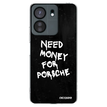 Picasee Xiaomi Redmi 13C 4G Hülle - Transparentes Silikon - Black Dollar