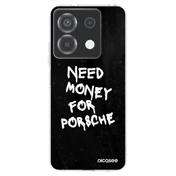 Picasee Xiaomi Poco X6 Hülle - Transparentes Silikon - Black Dollar