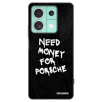 Picasee Xiaomi Redmi Note 13 5G Hülle - Schwarzes Silikon - Black Dollar