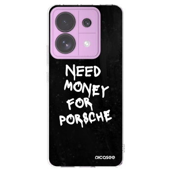 Picasee Xiaomi Redmi Note 13 Pro 5G Hülle - Transparentes Silikon - Black Dollar