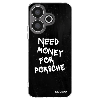 Picasee Xiaomi Redmi 13 4G Hülle - Transparentes Silikon - Black Dollar
