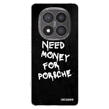 Picasee Xiaomi Redmi Note 14 Pro+ 5G Hülle - Transparentes Silikon - Black Dollar