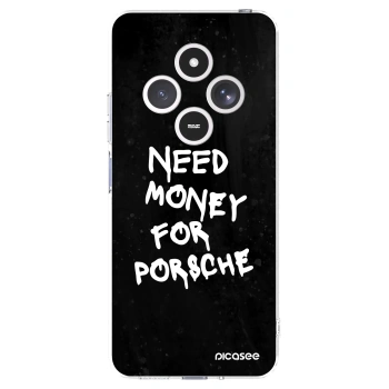 Picasee Xiaomi Redmi 14C Hülle - Transparentes Silikon - Black Dollar