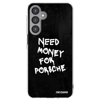 Picasee Samsung Galaxy A16 5G Hülle - Transparentes Silikon - Black Dollar