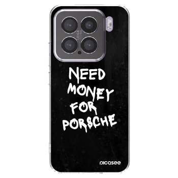 Picasee Xiaomi 15 Hülle - Transparentes Silikon - Black Dollar