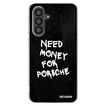 Picasee Samsung Galaxy A36 5G Hülle - Transparentes Silikon - Black Dollar