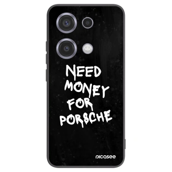 Picasee Xiaomi Redmi Note 14S Hülle - Schwarzes Silikon - Black Dollar