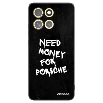 Picasee Motorola Moto G86 Power 5G Hülle - Schwarzes Silikon - Black Dollar