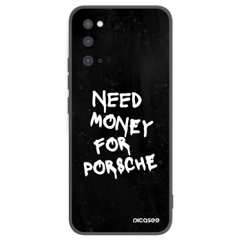 Picasee Samsung Galaxy S20 G980F Hülle - Schwarzes Silikon - Black Dollar