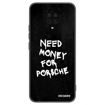 Picasee Xiaomi Redmi Note 9 Pro Hülle - Schwarzes Silikon - Black Dollar