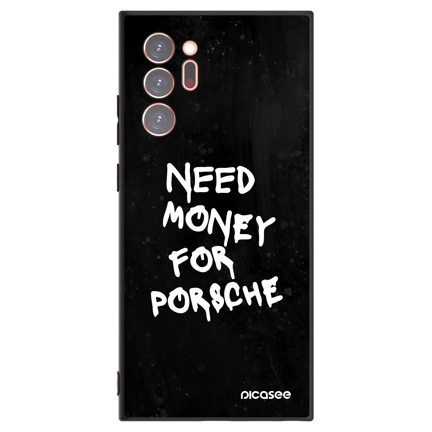 Picasee Samsung Galaxy Note 20 Ultra Hülle - Schwarzes Silikon - Black Dollar