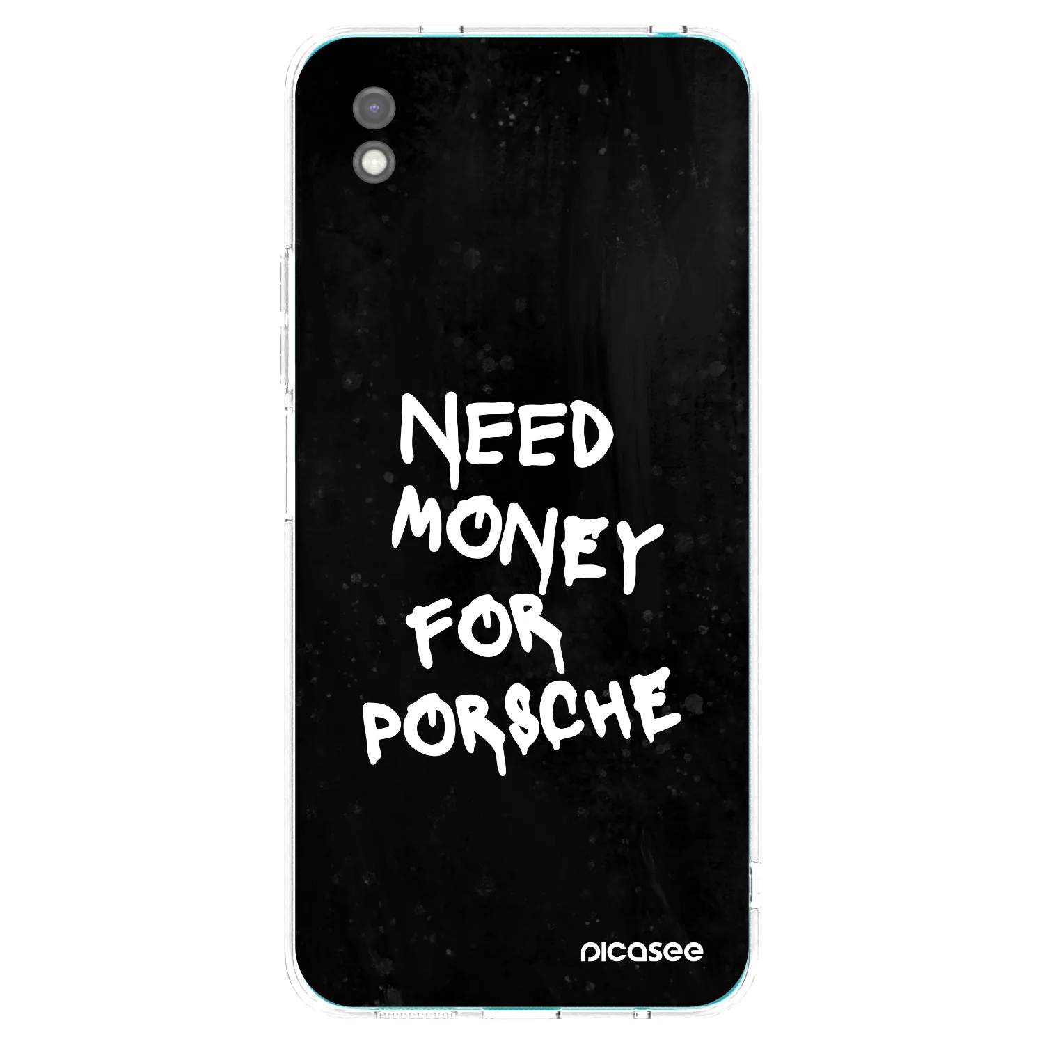 Picasee Xiaomi Redmi 9A Hülle - Schwarzes Silikon - Black Dollar