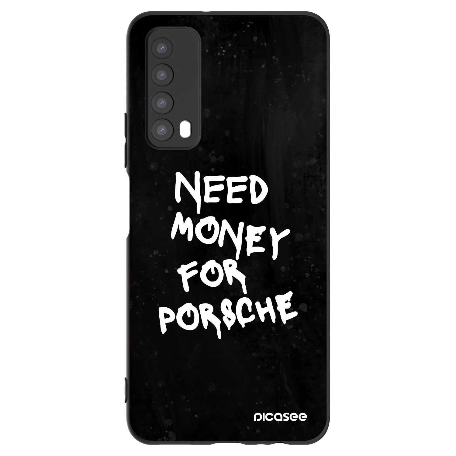 Picasee Huawei P Smart 2021 Hülle - Schwarzes Silikon - Black Dollar