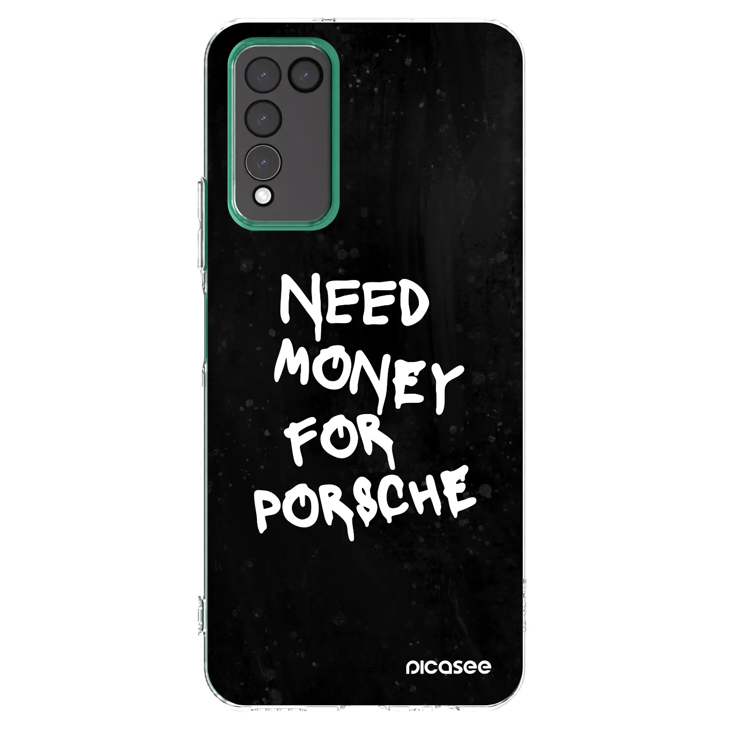 Picasee Honor 10X Lite Hülle - Transparentes Silikon - Black Dollar