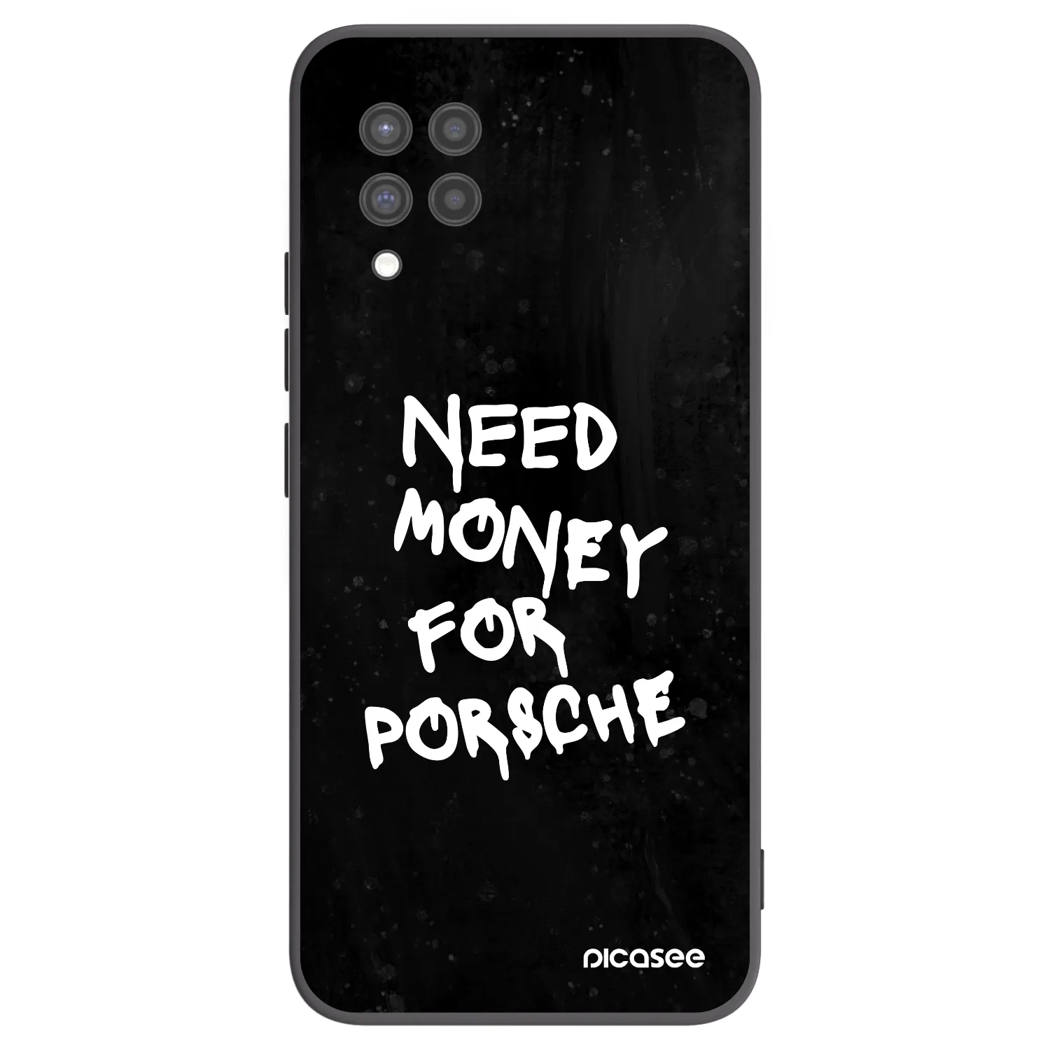 Picasee Samsung Galaxy A42 A426B Hülle - Schwarzes Silikon - Black Dollar