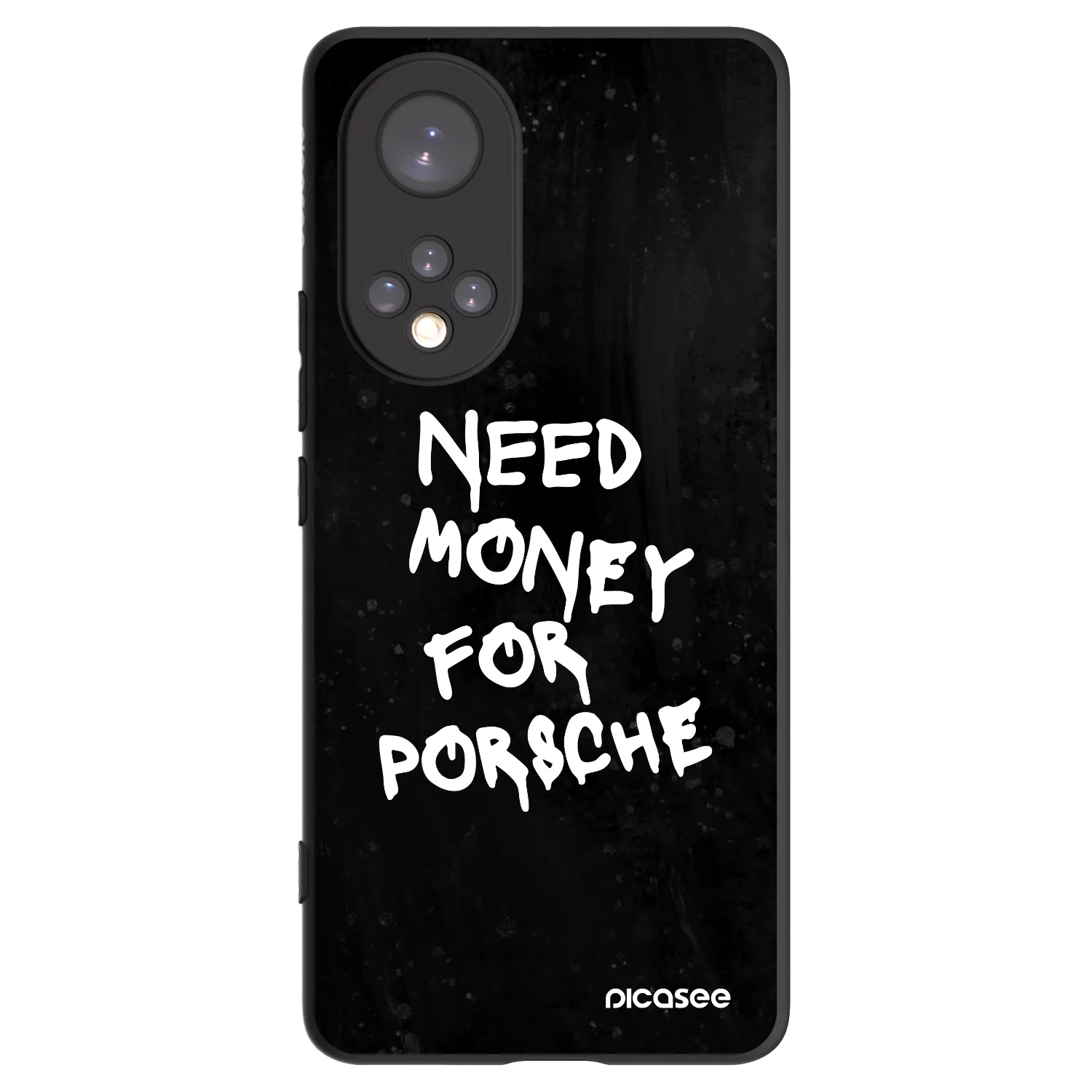 Picasee Honor 50 5G Hülle - Schwarzes Silikon - Black Dollar