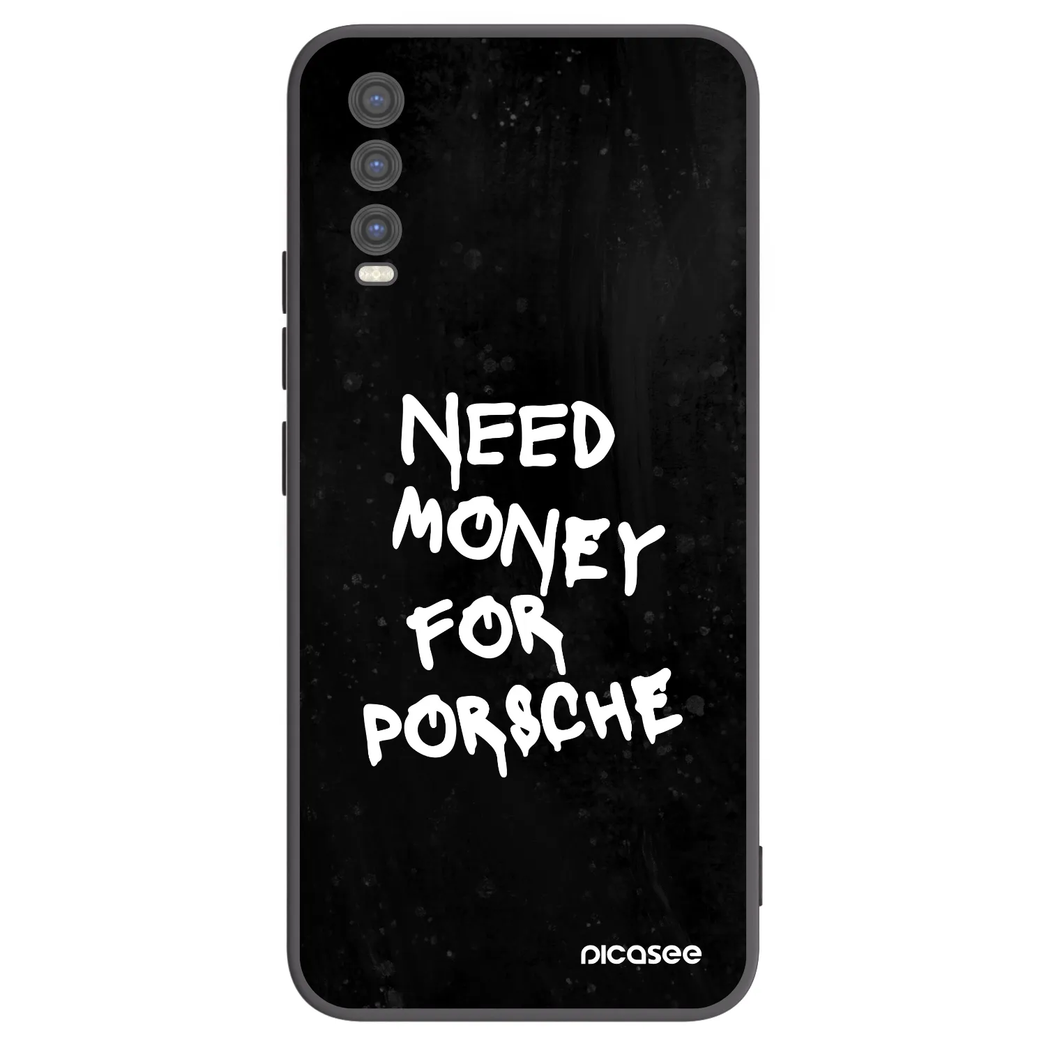 Picasee Vivo Y20s Hülle - Schwarzes Silikon - Black Dollar