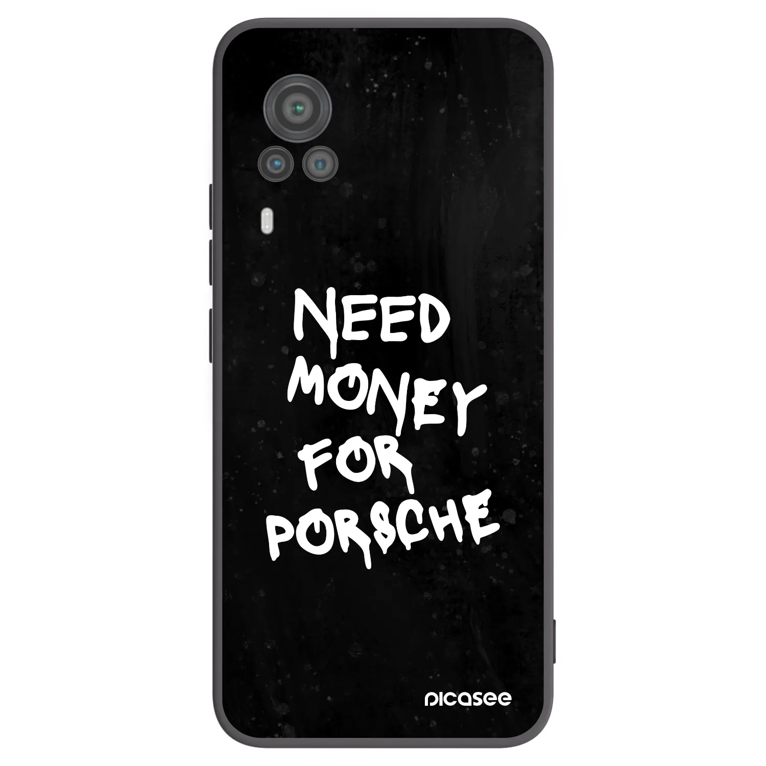 Picasee Vivo X60 Pro 5G Hülle - Schwarzes Silikon - Black Dollar