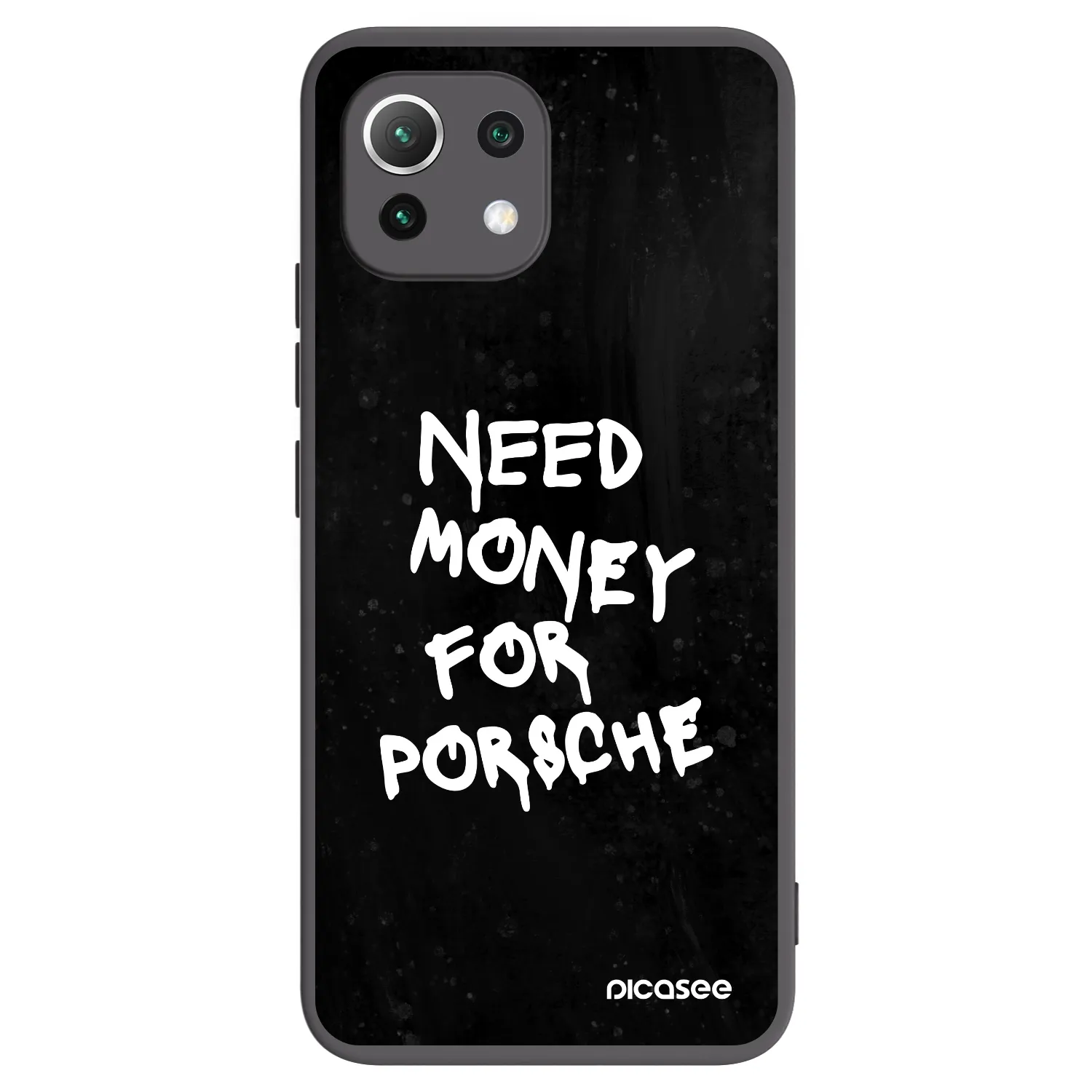 Picasee Xiaomi 11 Lite 5G NE Hülle - Schwarzes Silikon - Black Dollar