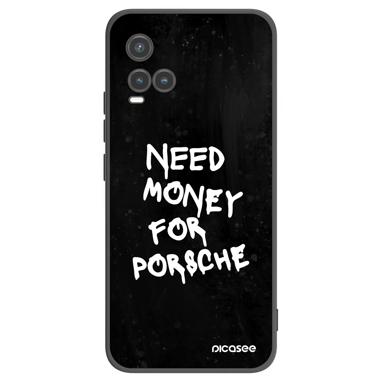 Picasee Vivo Y33s Hülle - Schwarzes Silikon - Black Dollar