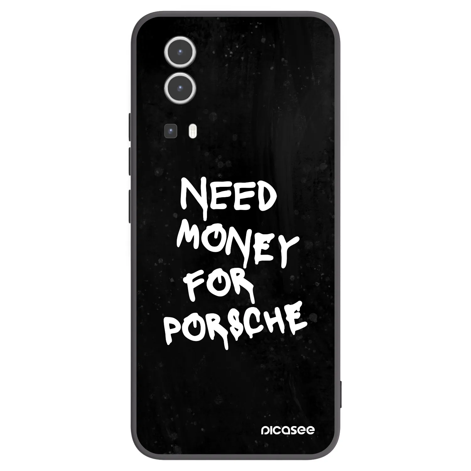 Picasee Vivo Y72 5G Hülle - Schwarzes Silikon - Black Dollar