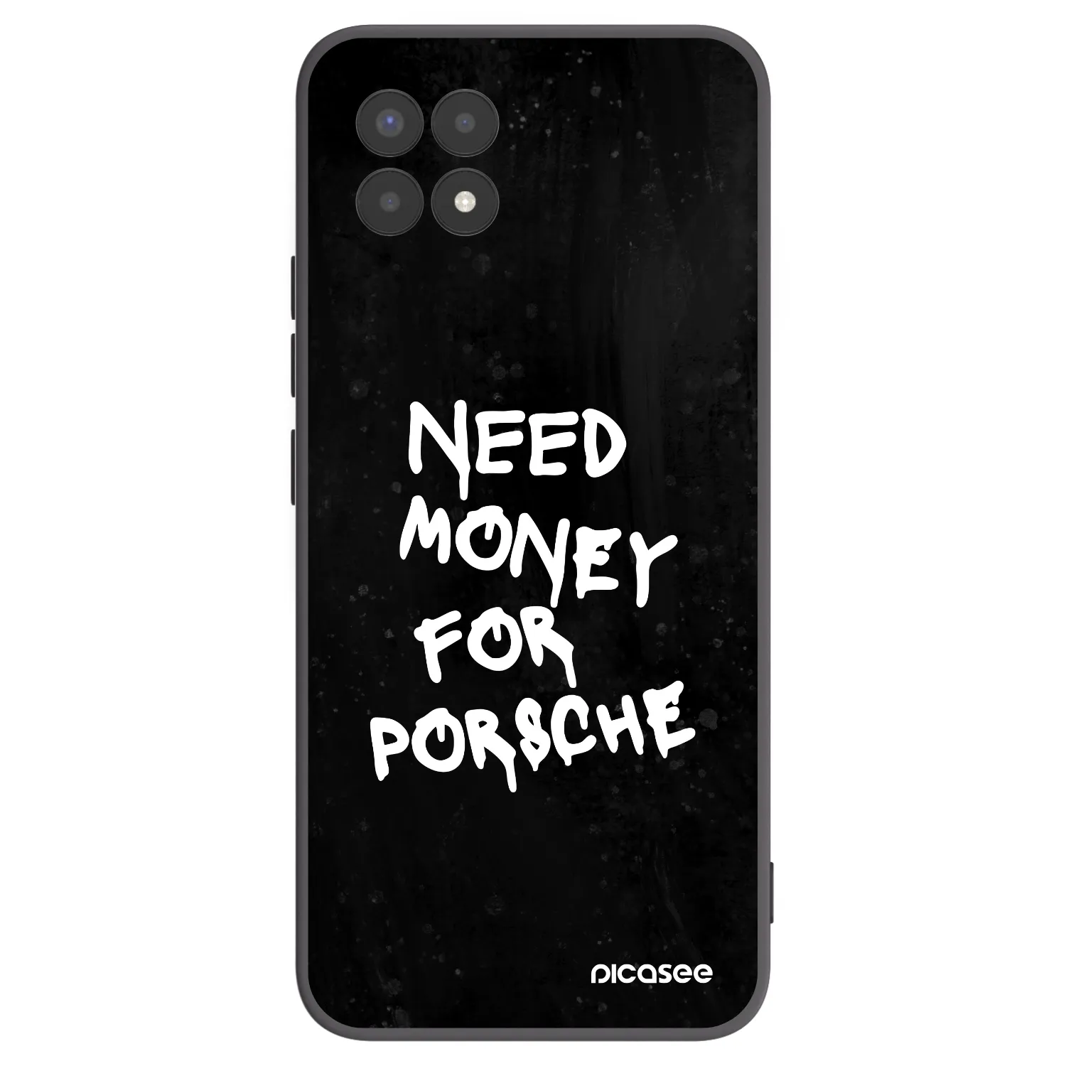 Picasee Realme 8i Hülle - Schwarzes Silikon - Black Dollar