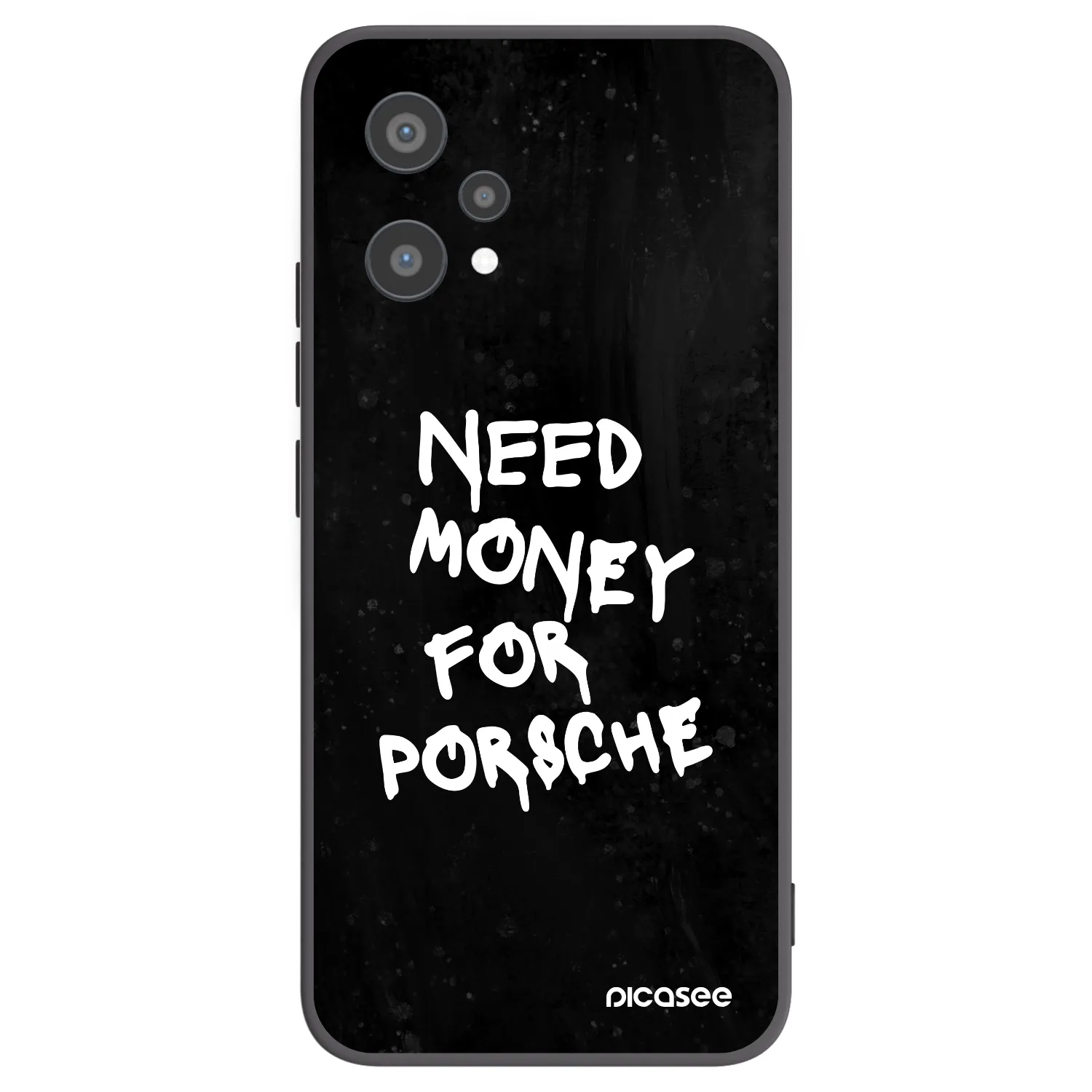 Picasee Realme 9 Pro 5G Hülle - Schwarzes Silikon - Black Dollar