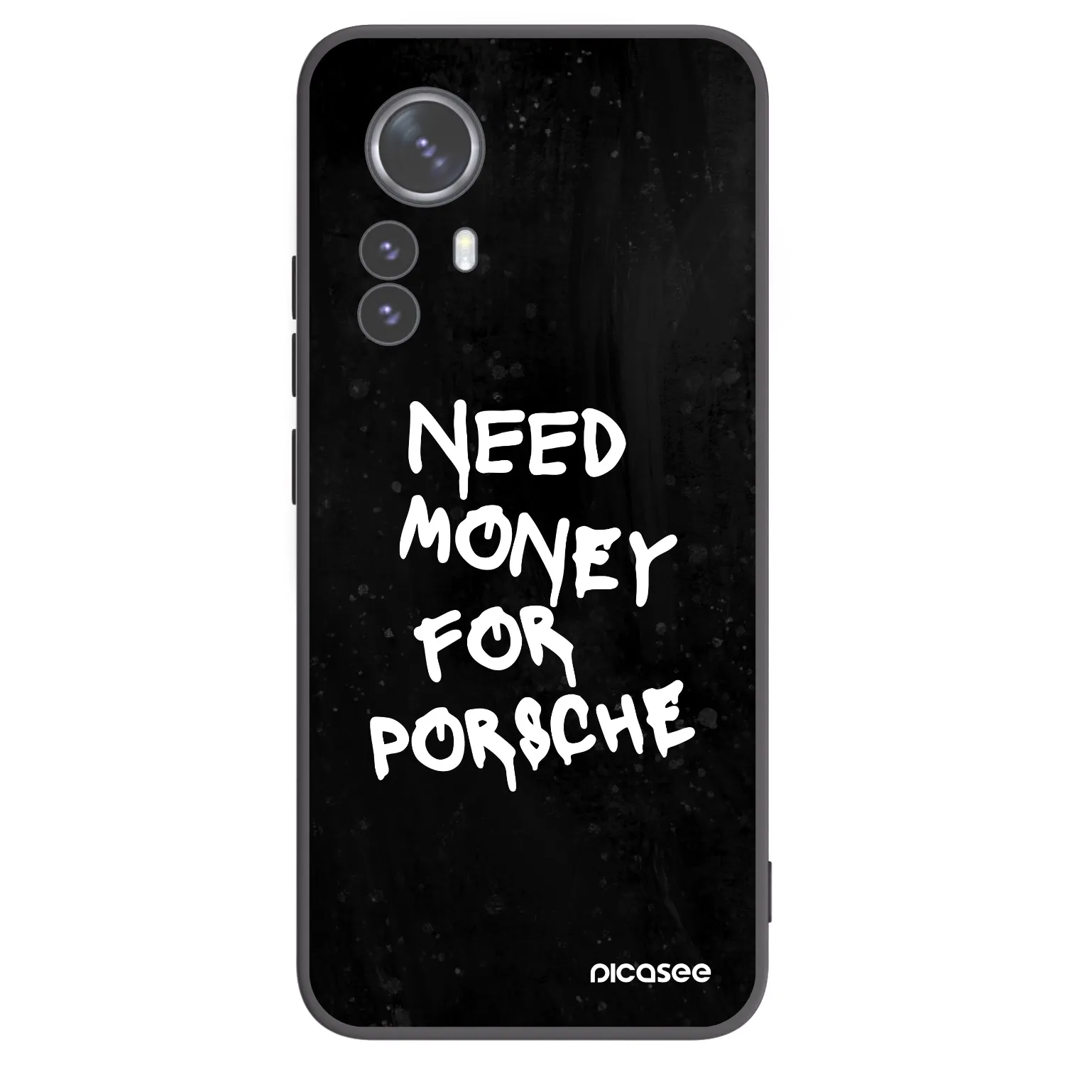 Picasee Xiaomi 12 Pro Hülle - Schwarzes Silikon - Black Dollar