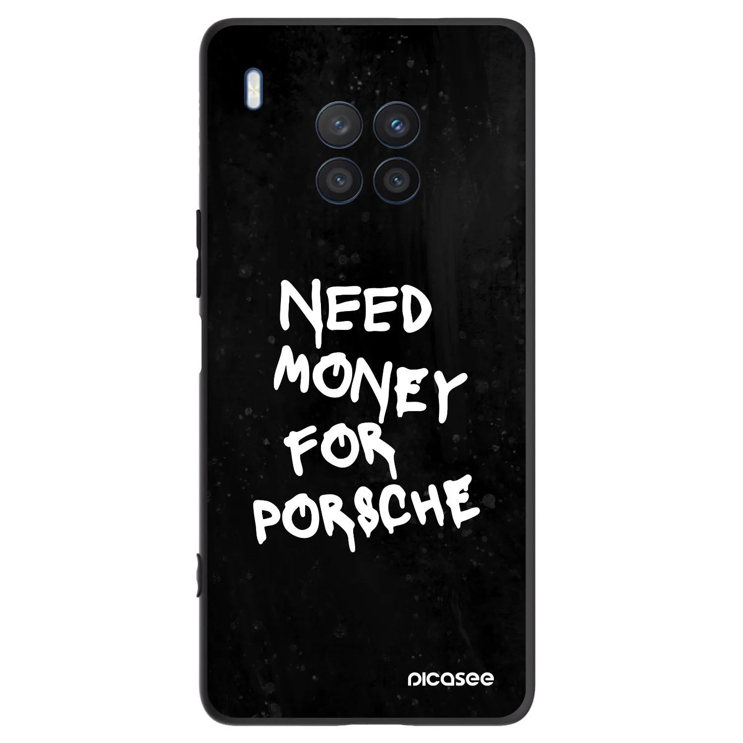 Picasee Honor 50 Lite Hülle - Schwarzes Silikon - Black Dollar