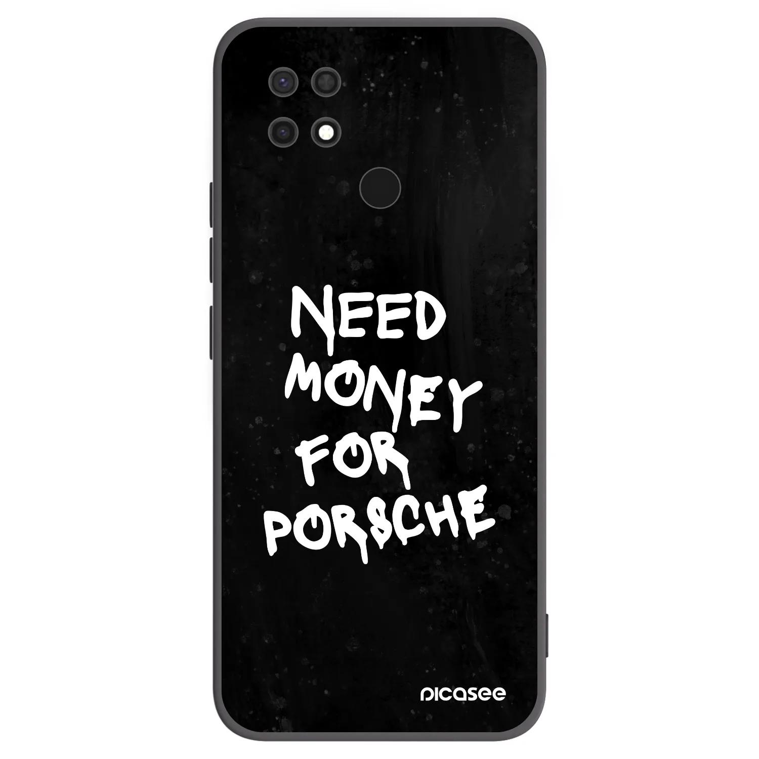 Picasee Xiaomi Redmi 10C Hülle - Schwarzes Silikon - Black Dollar