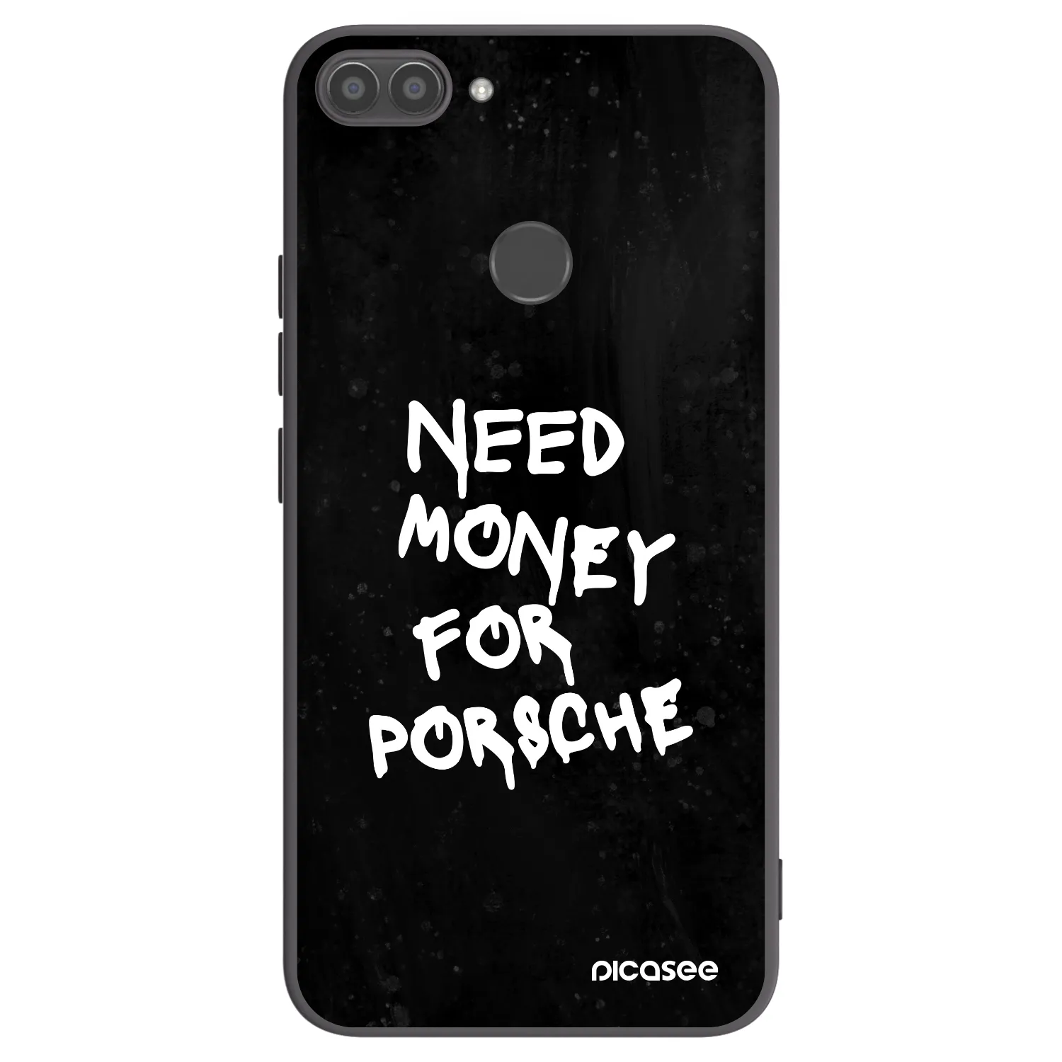 Picasee Huawei P Smart Hülle - Schwarzes Silikon - Black Dollar