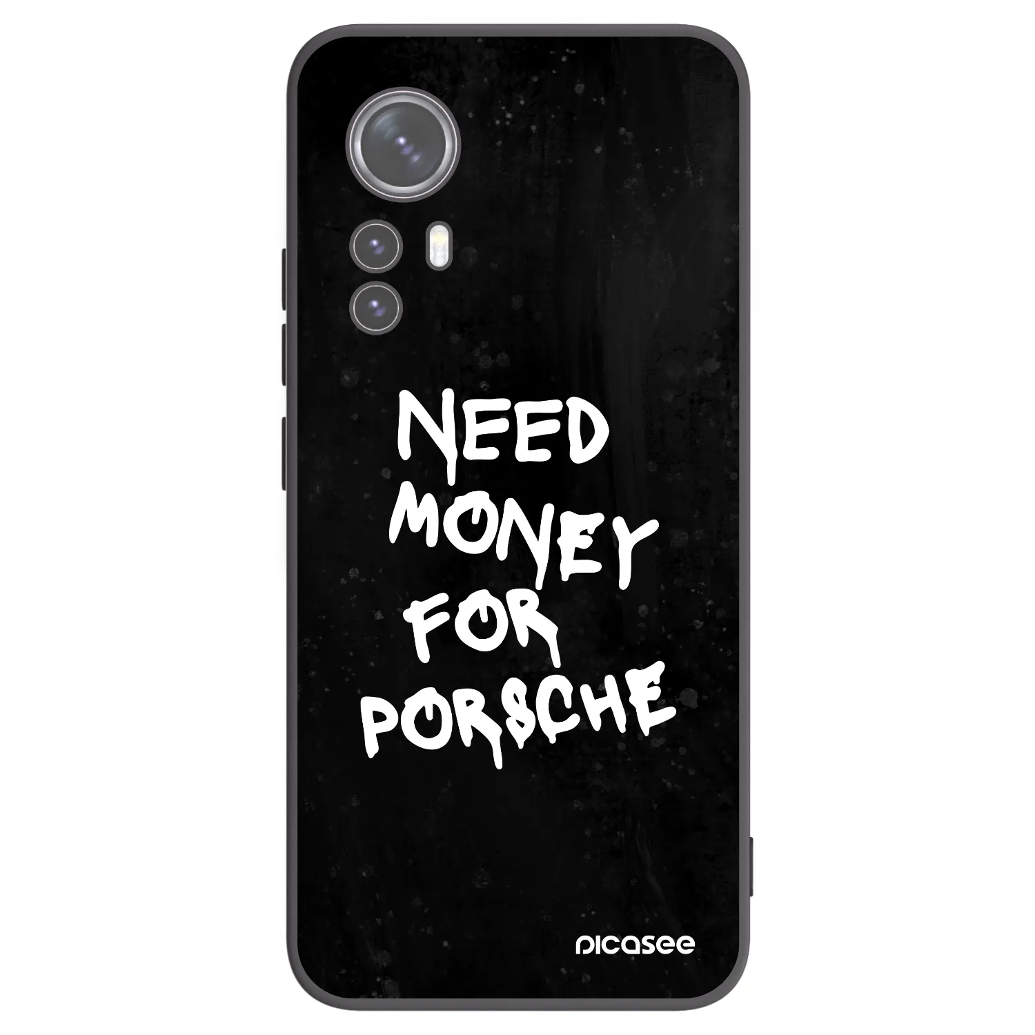 Picasee Xiaomi 12X Hülle - Schwarzes Silikon - Black Dollar