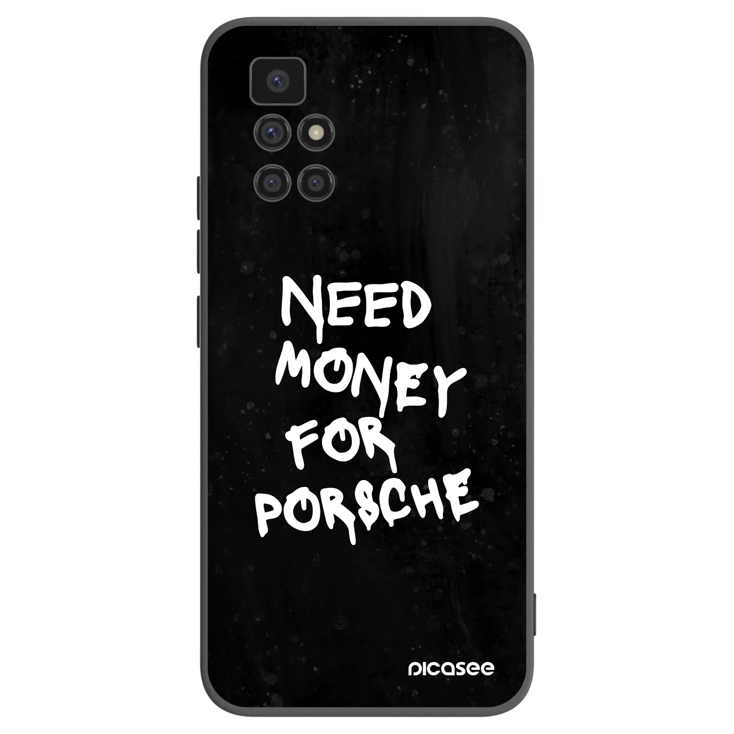 Picasee Xiaomi Redmi 10 (2022) Hülle - Schwarzes Silikon - Black Dollar