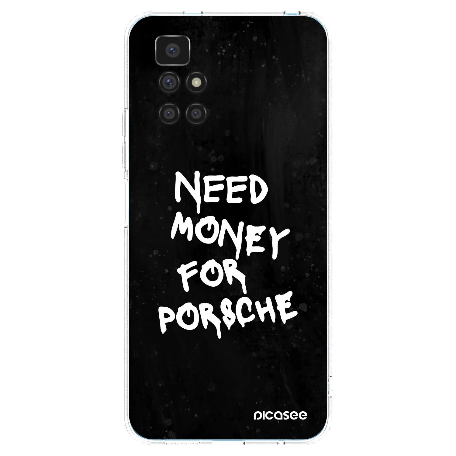 Picasee Xiaomi Redmi 10 (2022) Hülle - Transparentes Silikon - Black Dollar