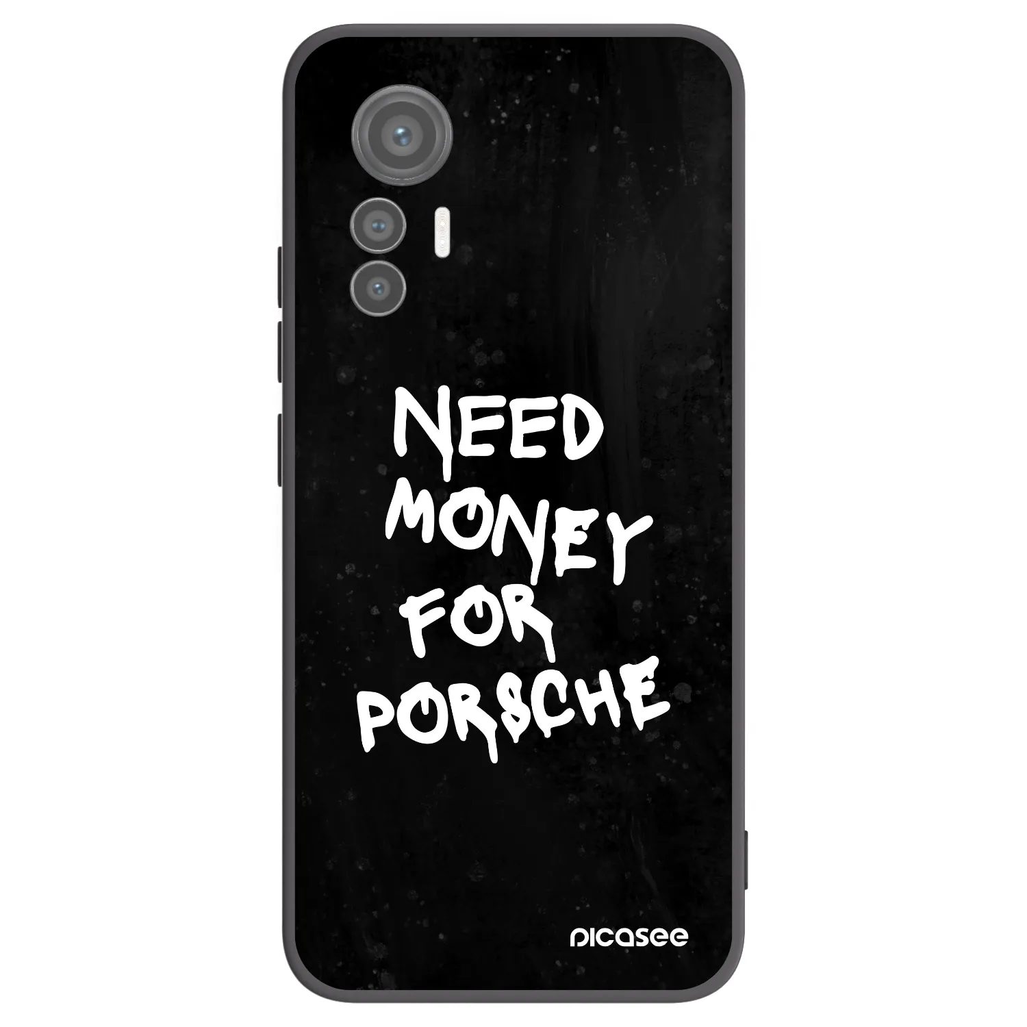 Picasee Xiaomi 12 Lite Hülle - Schwarzes Silikon - Black Dollar